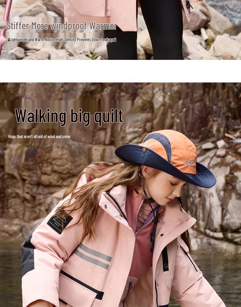 Kids' Down Jacket 2025: New Style Boy & Girl White Duck Down Parent-Child Coat, Winter Clearance.