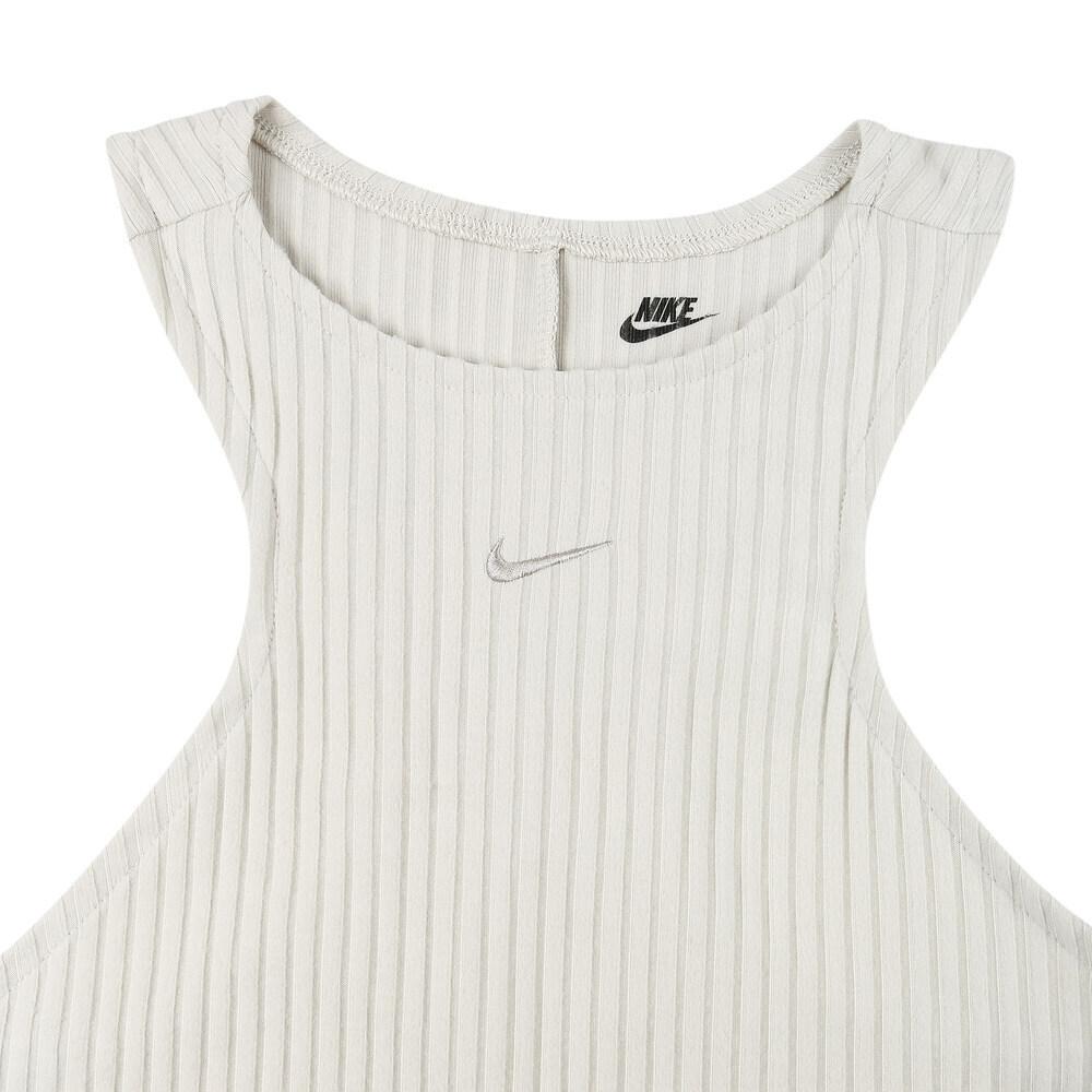 Nike Ribbed Fitted Striped Sleeveless Dress Women dresses Light-Purple FN3680-104