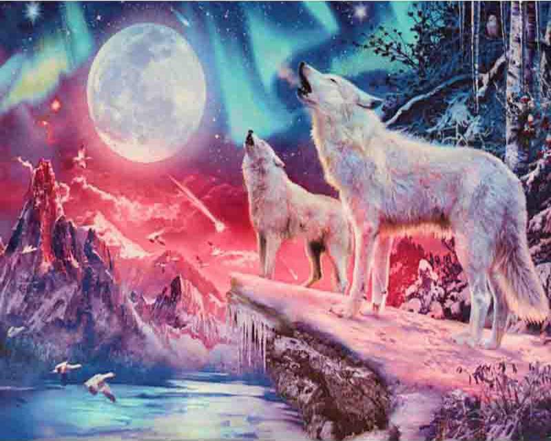 5D DIY Diamond Painting New Landscape Spring Rural House Diamond Embroidery Cross Stitch Flower Branches Dog Animal Rhinestones Mosaic Home Decor
