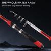 FTK Ultra-Light Telescopic Spinning Fishing Rod - Portable, Fast Action Carbon Steel for Outdoor Sports