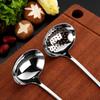 316 Stainless Steel Spoon, Deepened and Thickened Large-Head Spoon for Home Use, Long-Handled Soup Spoon for Serving Soup and Porridge, Manufacturer