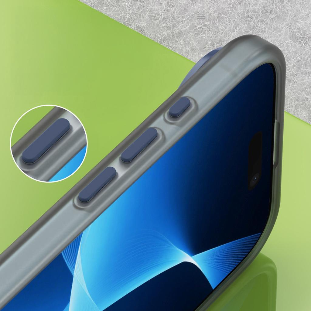 iPhone 17 Air Magnetic Abrasive MagSafe Case - Matte Blue