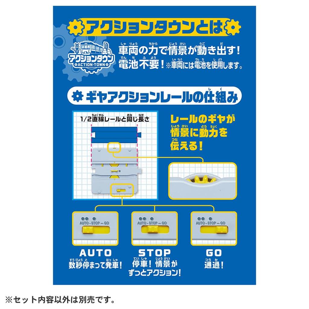 Takara Tomy Plarail Action Town Train Toy for Ages 3 and Up J-12 Drive-Thru