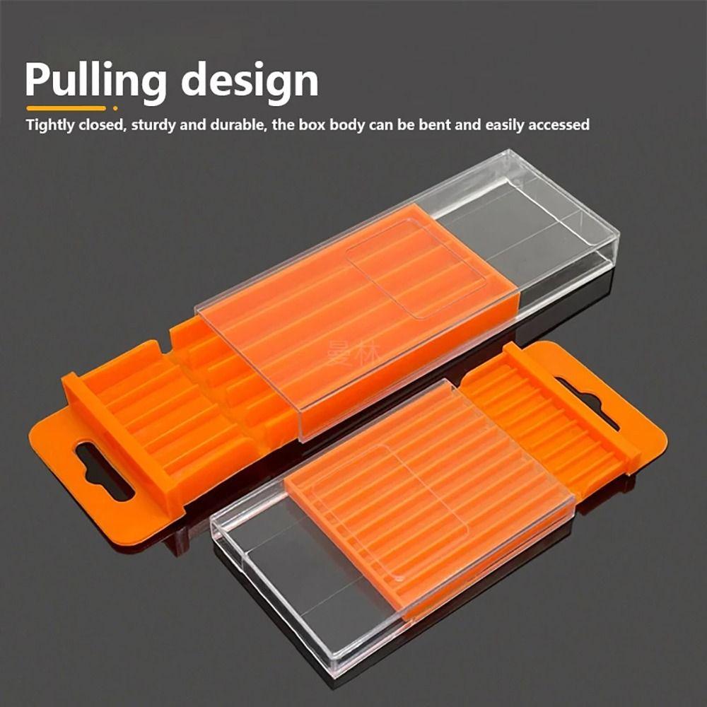 1Pcs Pull-out Design Tool Parts Storage Case Hardware Tool Box  For Twist Drill Tap Accessories