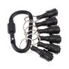 6Pcs/Set Bit Holder 1/4 Inch Hex Screwdriver Bits Holder Extension Bar Keychain Adapter Drill Bits Change Screw Bit Holder
