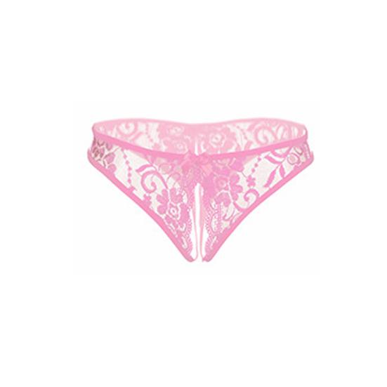 Sexy ženy, krajkové, měkké, rozkrokové kalhotky G-string spodní prádlo dárek