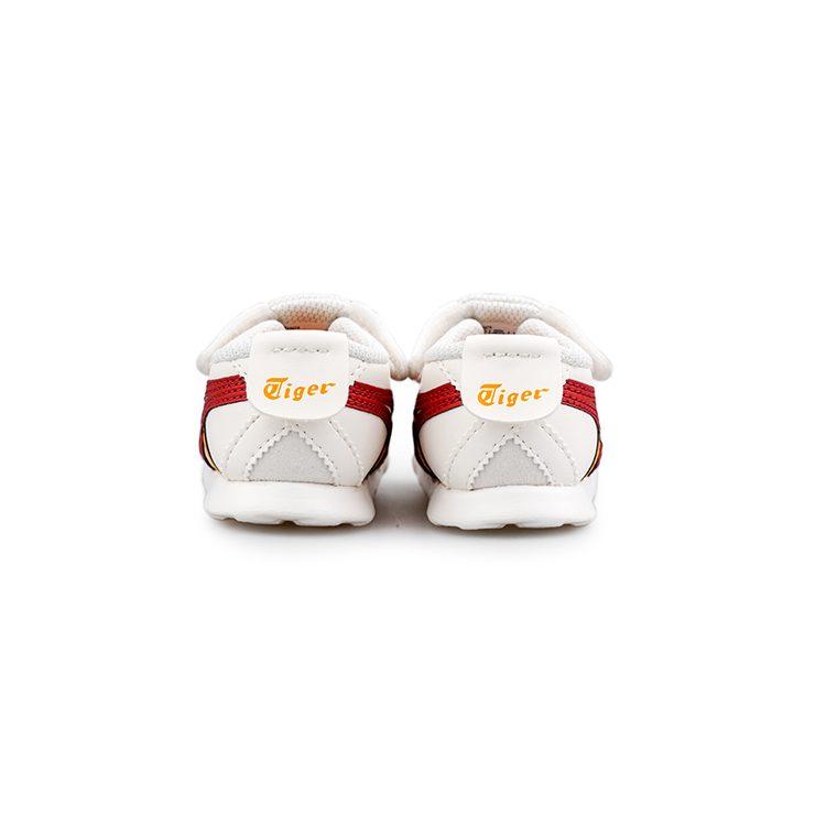 ONITSUKA TIGER MEXICO 66 TS Classic And Versatile Breathable Low Top Sports Casual Shoes White Red Infant And Toddler 1184A074-102