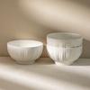 Light Luxury Ceramic Rice Bowl Household 2025 Tableware Bowl High-End Round Bowl Eating Bowl