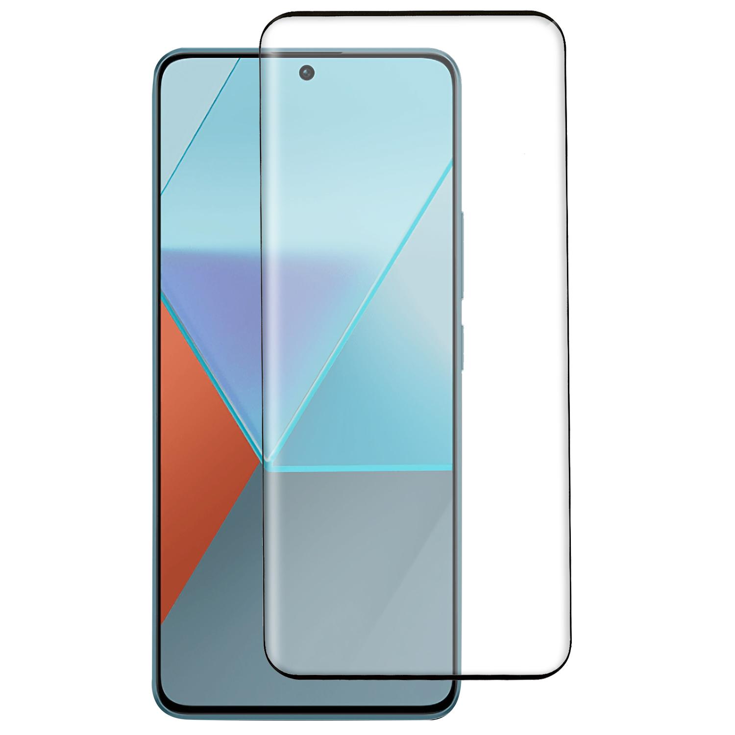 

Для Xiaomi Redmi Note 13 Pro+ 5G Захисне скло на весь екран із бічним клеєм 3D вигнута загартована плівка Type A