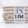1,5M Breite Sofort lieferbar Primäres Tuftingtuch Weiß Polyester/Baumwolle Polsterstoff 260 g/m² Mittleres Gewicht Teppich Tuftingpistole
