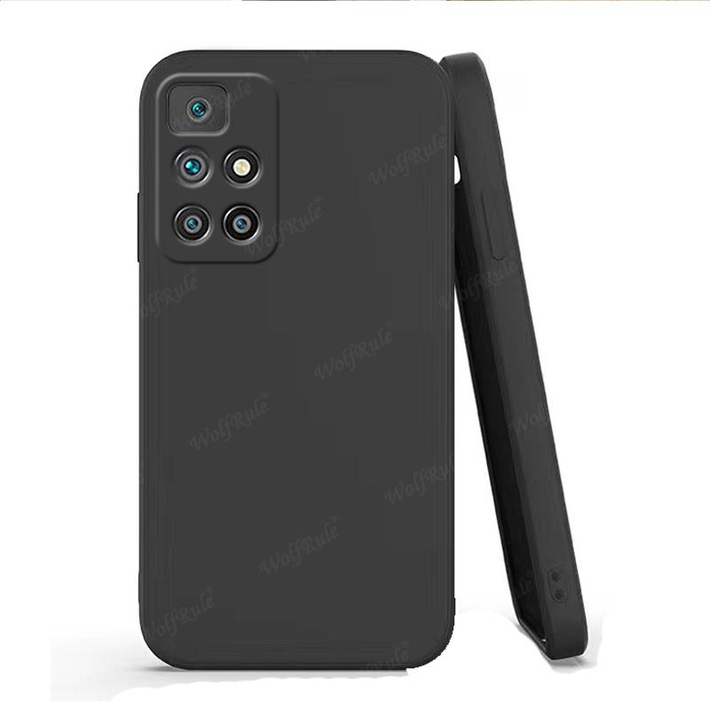 For Xiaomi Redmi 10 Case For Redmi 10 Cover Capas Shockproof Liquid Silicone Bumper TPU Soft Case Redmi 10 2022 Fundas