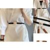 Stylish Wide Waist Belt For Women Fall Winter 2023 Pu Material Comfortable Design