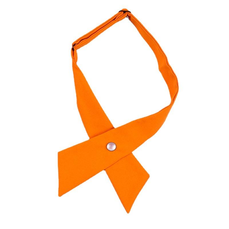 Korean Version Of British Jk School Uniform Cross Bow Tie Men And Women Students School Uniform Collar Flower Professional Wear Shirt Bow