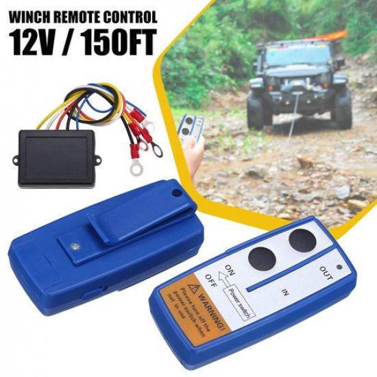 12V Volt Long Range Wireless Remote Control Kit for Car Truck Jeep ATV Winch