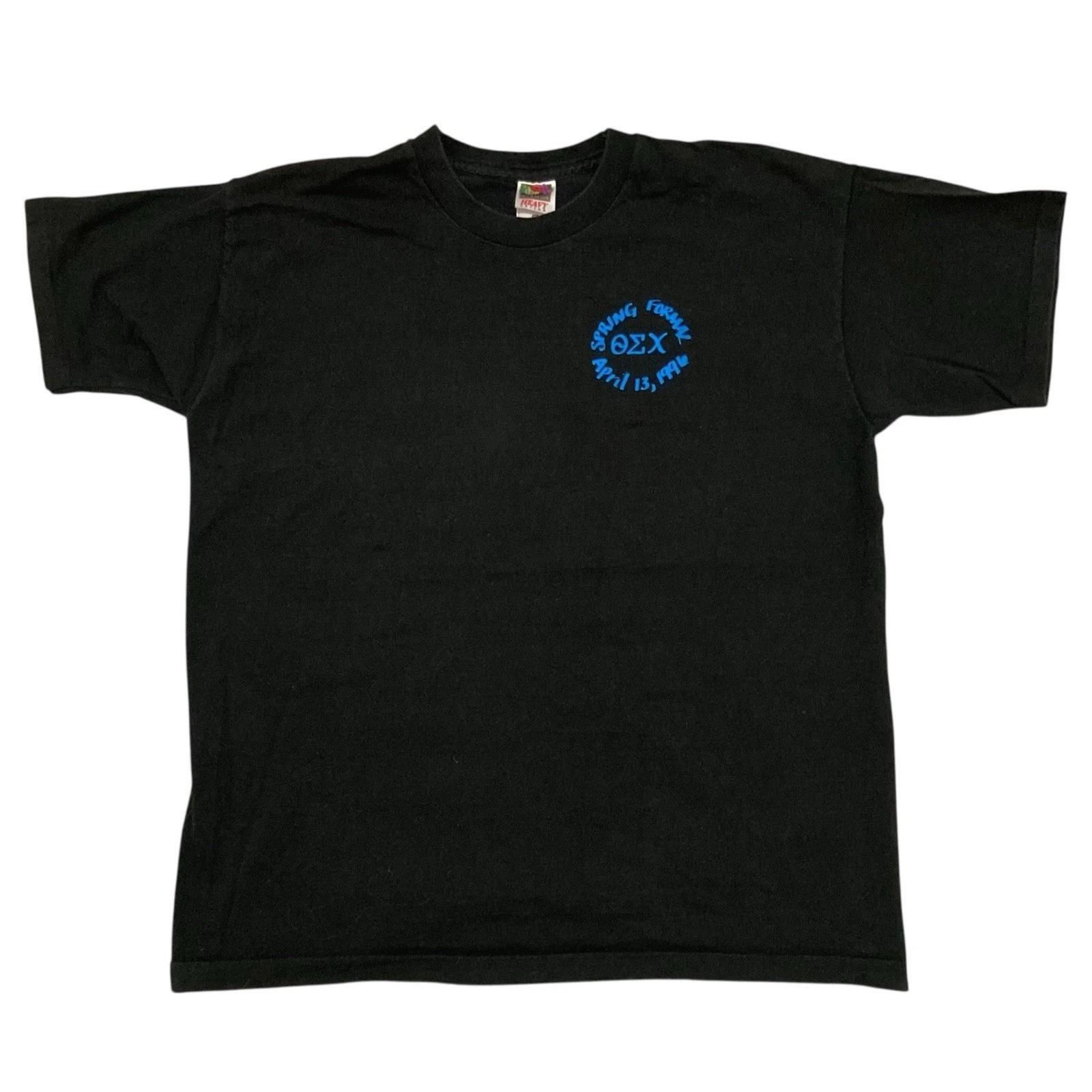 

VTG 1996 TEC Theta Epsilon Chi Fraternity Spring Formal T-shirt XL Single Stitch S