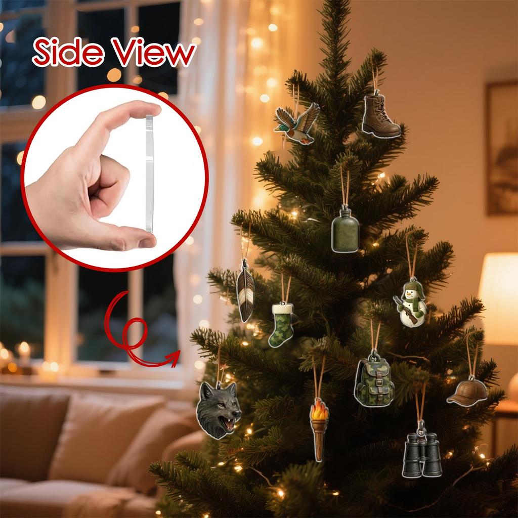 2D Flat Aircraft Box 24pc  Series Advent Calendar Christmas Countdown