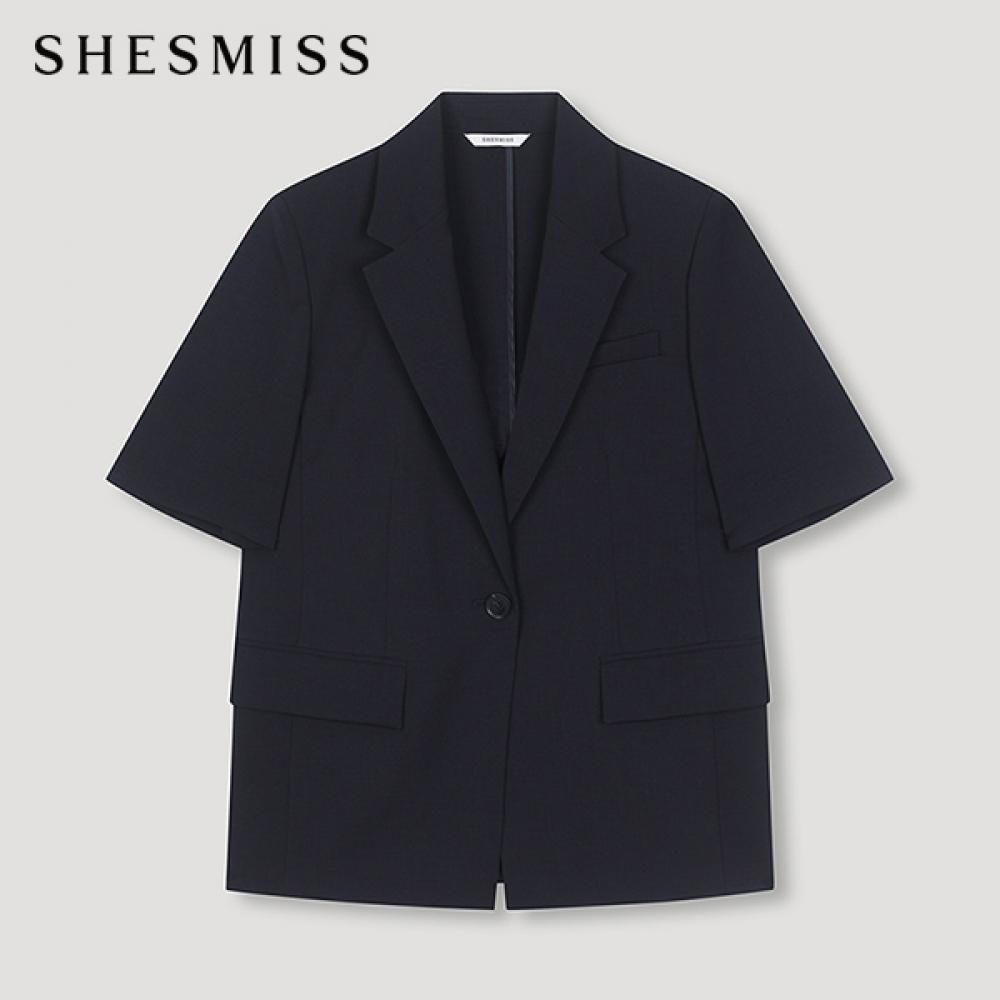

She S miSS Куртка из твила с короткими рукавами Swwjkn22070 Dn DARK NAVY/55