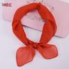 Women 65x65CM Fashion Casual Monochrome Handkerchief Lightweight And Soft Chiffon Scarf Party Gift