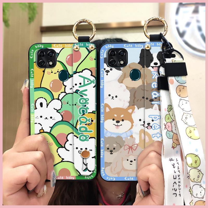 Waterproof Wrist Strap Phone Case For ZTE Blade V2020 Vita/Blade20 Smart/10 Smart Fashion Design Anti-knock Ring Cartoon