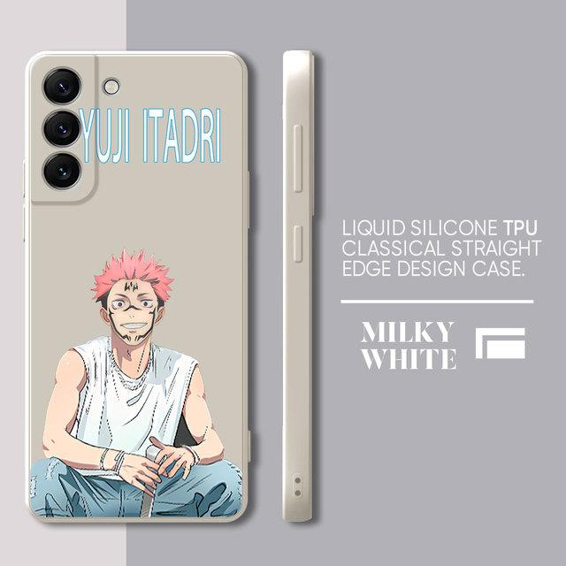 

Чехол Jujutsu Kaisen Yuji Itadori для Samsung Galaxy S10 S21 5g S10e S23 Ultra S20 Fe S8 S9 Plus S22, квадратный жидкий мягкий чехол Samsung S20 5G
