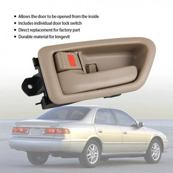 Door Handle ide Interior Beige LH Left Side Driver for 97-01 Toyota Camry