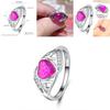 2018 Cross-border Explosion Source Fantasy Australian Peach Heart Ring Mother's Day Gift Mom Inlaid Diamond Ring