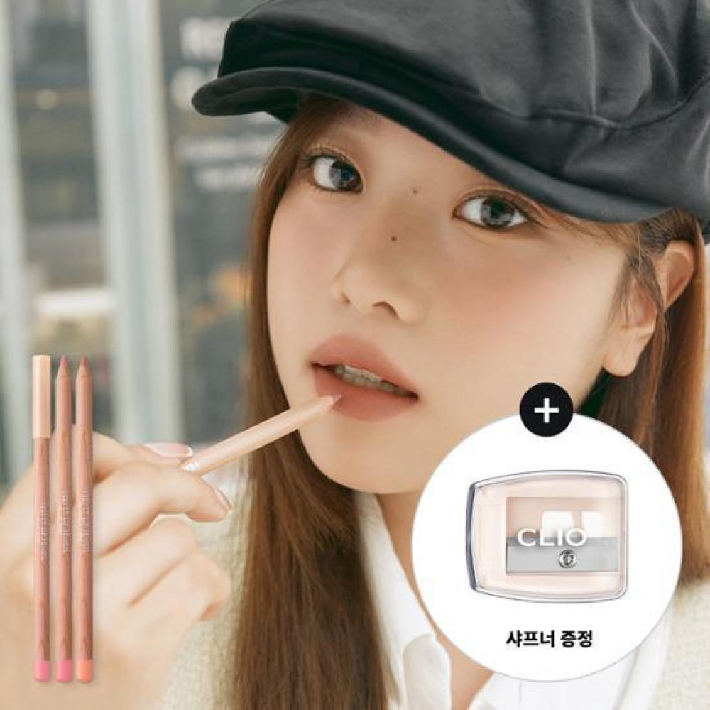 

Clio [новый цвет, точилка в подарок] Набор карандашей для губ Clio Velvet Lip Pencil Premium [новая точилка в комплекте] 5 Soft Berry