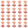 100 Ensembles Rondelles pour Rivets en Cuivre, Rivets en Cuivre Longs de 3/4 Pouce, Pour Portefeuilles Artisanat Cuir DIY