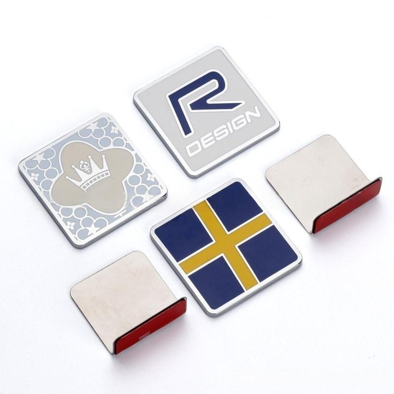 3D Metal Car Front Grille Badge Rear Trunk Logo Sticker Emblem Decal Decoration for XC40 XC60 XC90 V90 S90 S60 V60 V40 C70