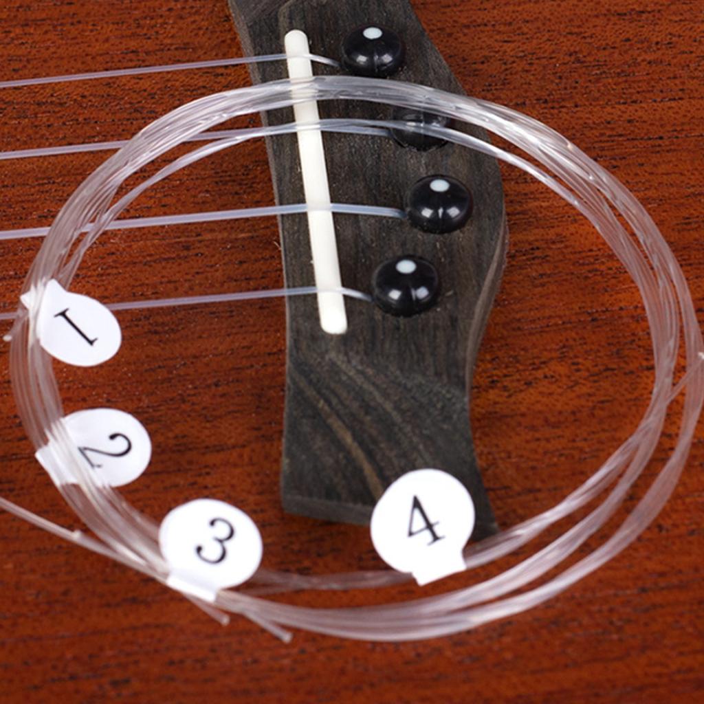High Tension Ukulele Guitar Strings Suit Universals Ukulele Strings Replacement for Stage Performances