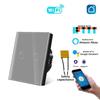 Russian Graffiti WiFi Smart Switch, Single Fire, App-Controlled, Voice-Activated, Glass Panel