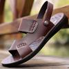 37-47 Summer Wear-resistant Dual-purpose Sandals Men's Waterproof Soft-soled Slippers Outer Wear Beach Shoes