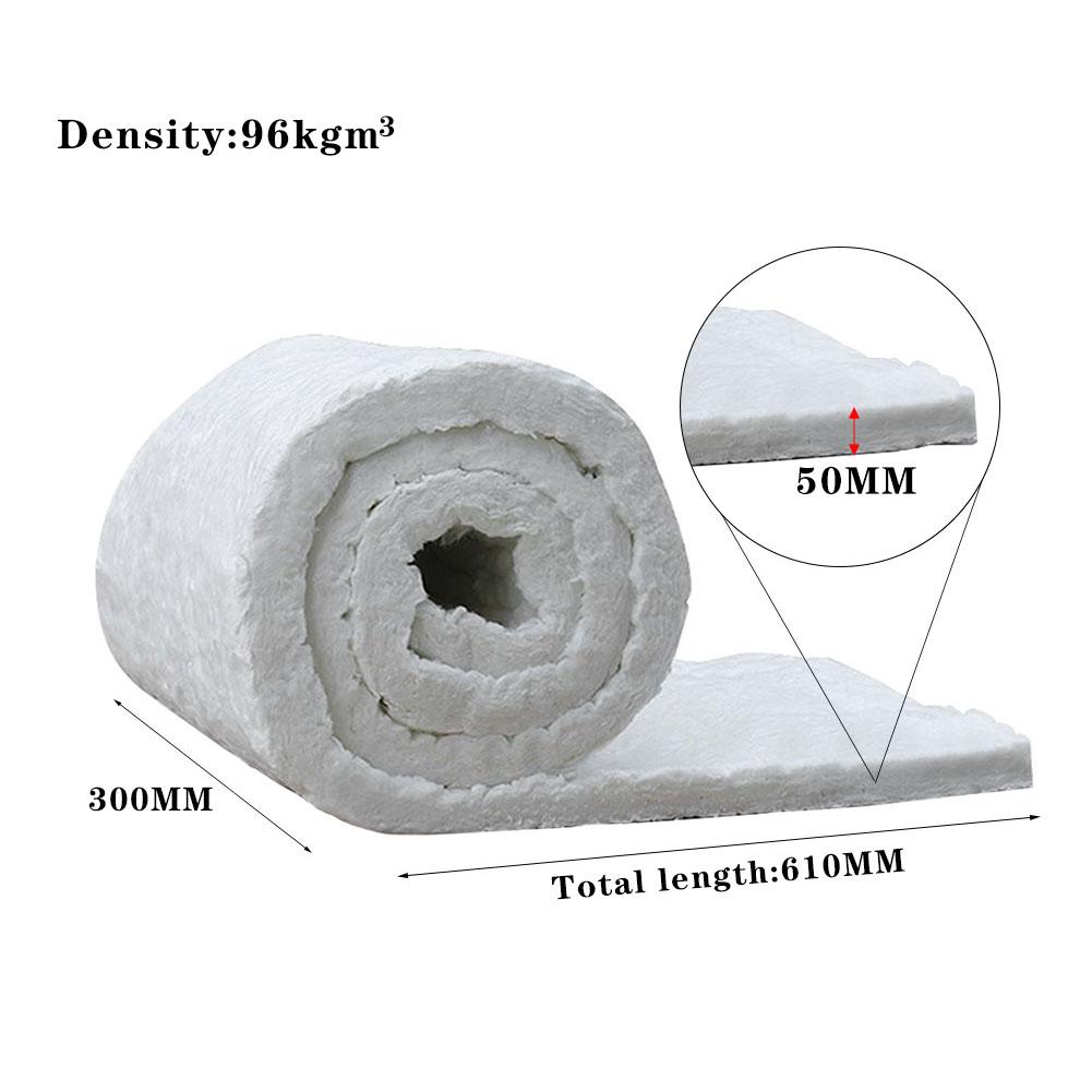 High Temperature Ceramic Fiber Blanket, 1260°C(2300°F) Fireproof Refractory Insulation Blanket