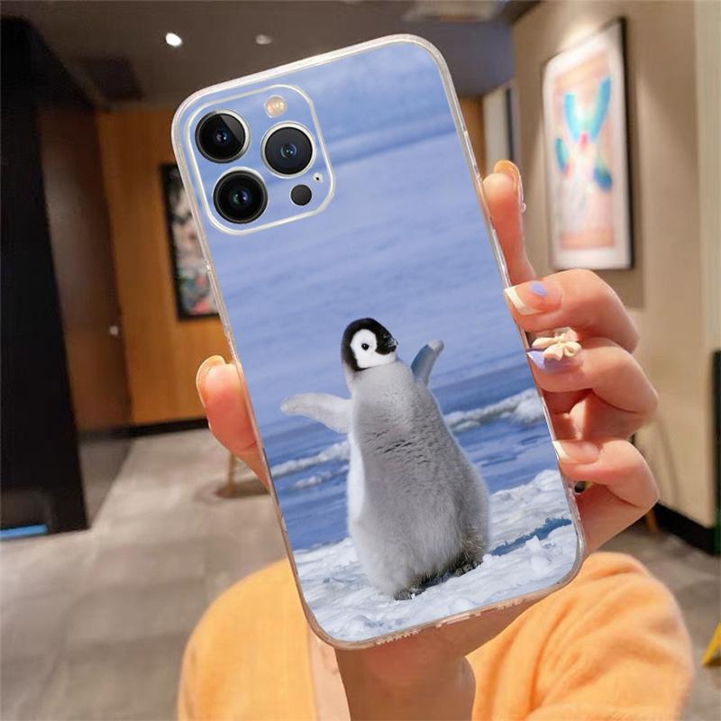 Phone Case For iphone 17ProMax Air 16 15 14 13 Pro Max 15 16 Pro 15Plus Cute Lovely Penguin