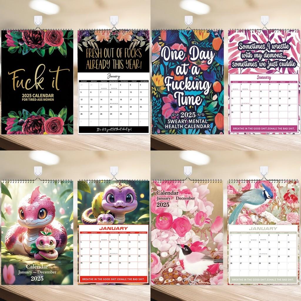 Fxxk It 2025 Calendar Planner For Tiredass Women Newest Christmas New Gift Year