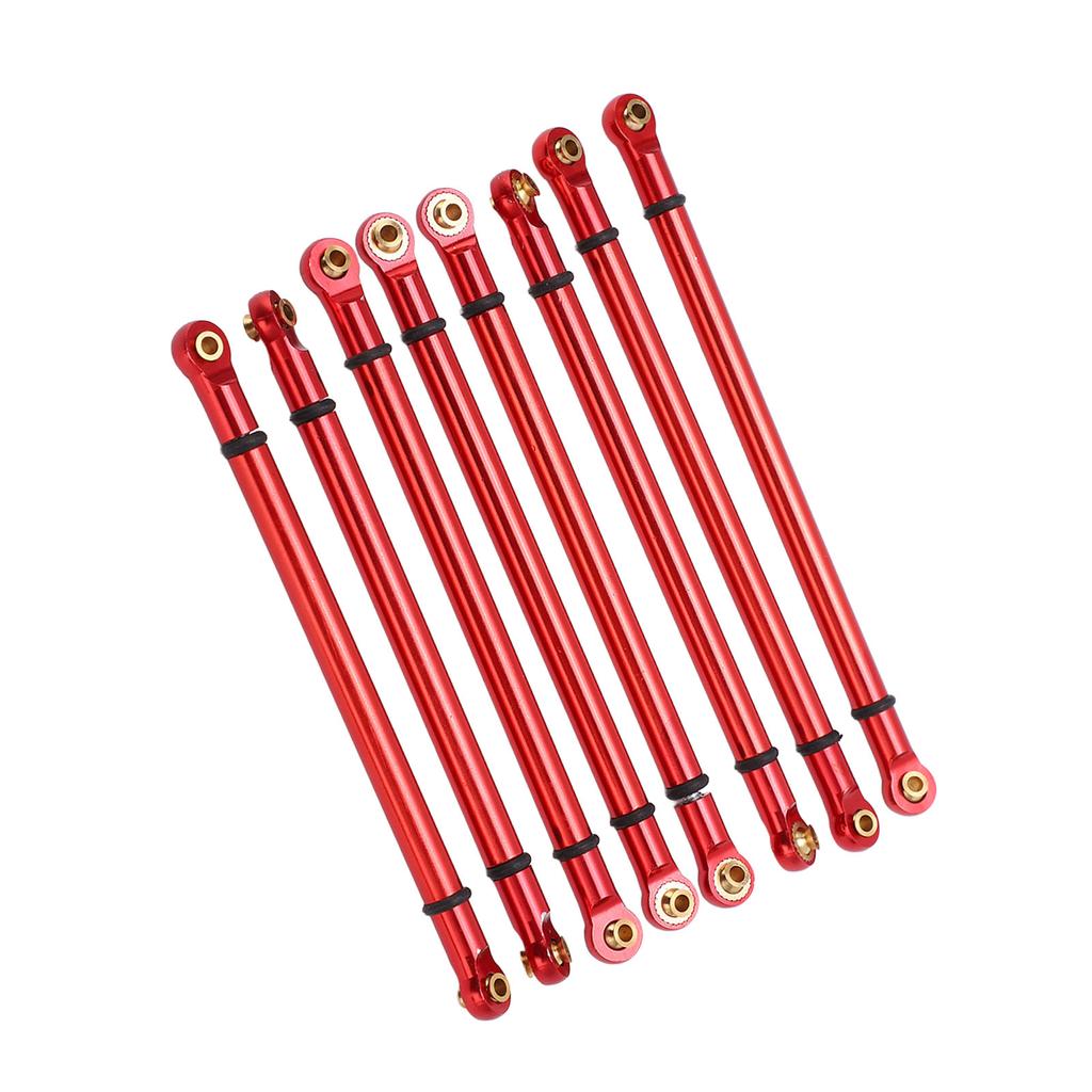 8pcs M3 Aluminum Alloy Link Rod Linkage Set for   SCX10 RC Crawler Car Upgrade Parts