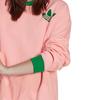 Adidas Originals Trefoil Sweatshirt Crew Neck Logo Print Pullover Long Sleeve Women Sweatshirt Pink IB2039