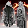 Dragon Ball Goku Windbreaker Jacket - Seven Dragon Balls Anime Plus Velvet Hoodie Sweatshirt for Men and Youth
