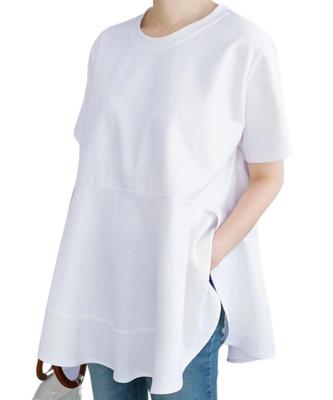 Tunic for Large Short Loose Office Cut and Summer Summer Summer Spring and Summer [Dep Club] Women, Summer, Size, Sleeve, Blouse, Stylish, Fit, Top,