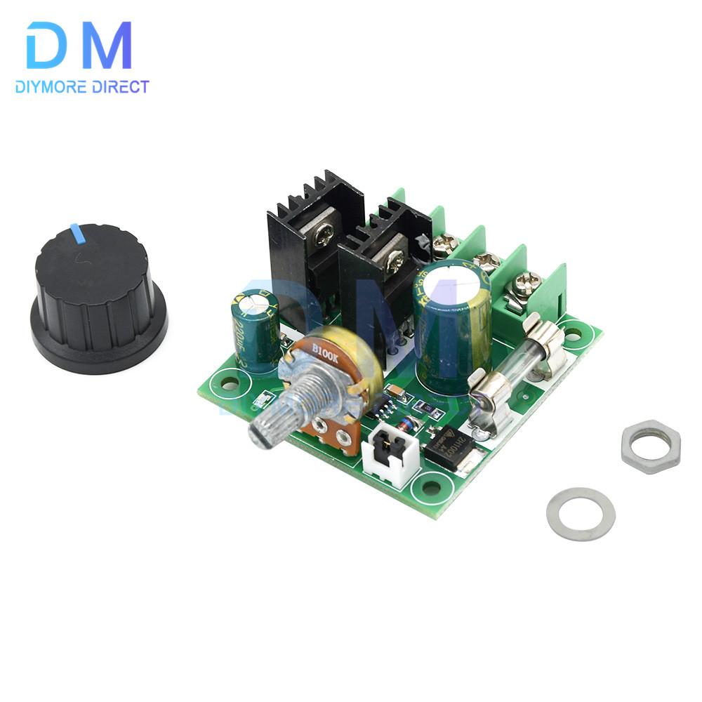 DC 12V-40V 2A 3A 5A 10A 30W 80W 90W PWM Motor Speed Controller Low Voltage Motor Speed Controller PWM Adjustable Drive Module