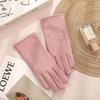 Plush Touch Screen Gloves Warm Driving Mittens New Skiing Gloves  Girls