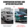 3D ABS Emblem Car Body Rear Trunk Sticker Badge Decoration Center Cover for Audi SQ3 SQ5 SQ7 8V B6 A5 B6 C7 Q5 B9 B7 C6 A1 Q7 Q3