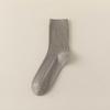Men's Mid-calf Socks for Autumn and Winter, Breathable and Sweat-absorbing Cotton Socks, Business Sports Solid Color Long Socks