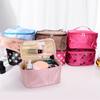 Women's Handheld Cosmetic Bag New Women's Alphabet Color Fashion Square Travel Portable Storage Toiletry Bag