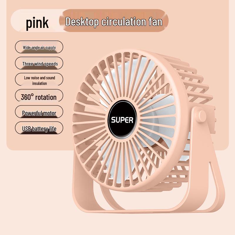Portable Mini Electric Desktop Fan - New Model USB Direct Plug