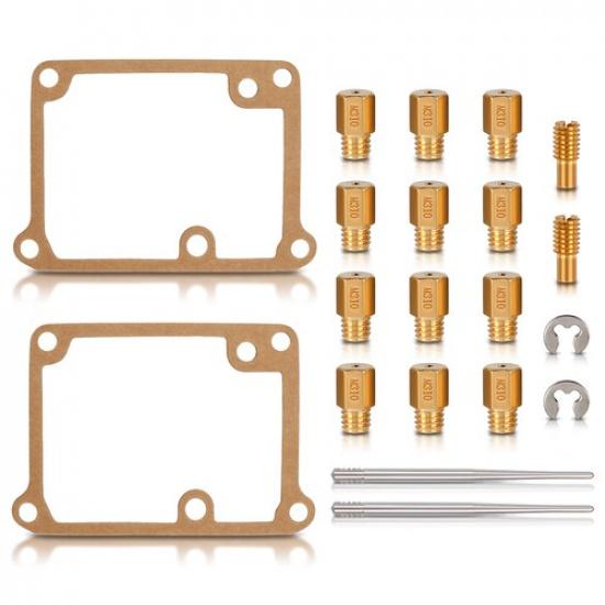 

For Yamaha Banshee Full Jet Kit w/ 12 Main Jets 2 Needles 2 Pilot 2 Carb Gasket