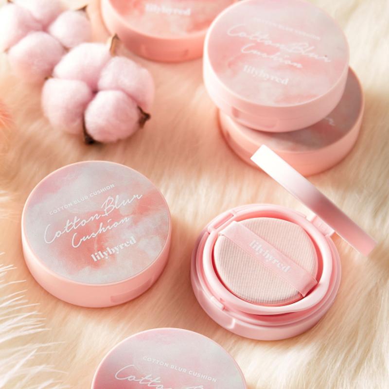 Lilybyred Cotton Blur Cushion 3 types No. 23 Natural Cotton (L093A)