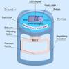 Electric Grip Strength Tester LED Display Hand Grip Dynamometer Adjustable Gripper Trainer Handheld Grip Measurement Meter Hand Grip Power