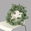 Eucalyptus Wreaths, Front Door 18" Large Green Leaves Wreath for Spring , Outdoor Greenery Floral
