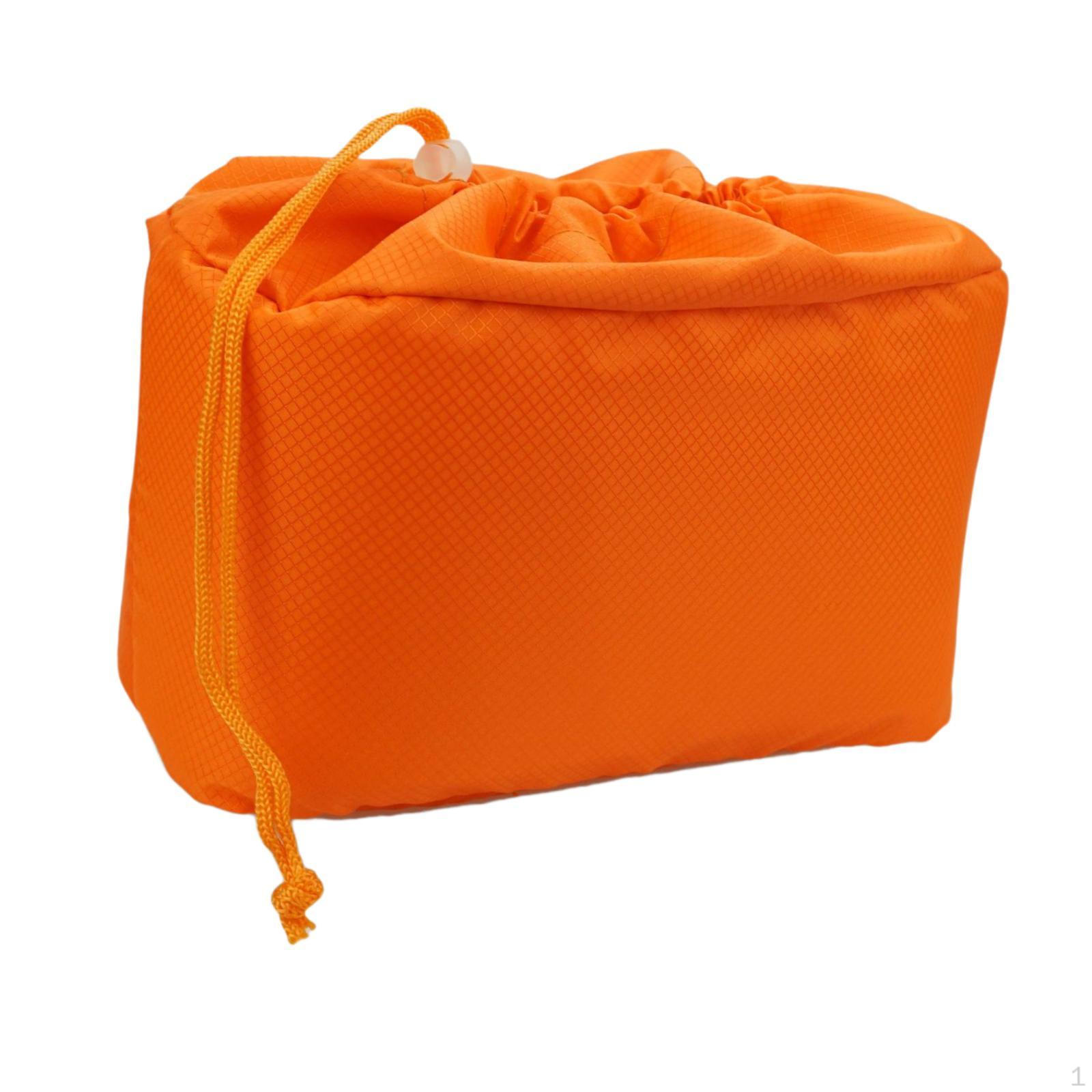 

Camera Insert Bag Cameras Accessories Portable Foldable Thickened Inner Digital Case помаранчевий